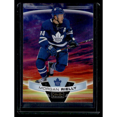 CARDS ✅ 2019 O-Pee-Chee Platinum Morgan Rielly Sunset #99 Toronto Maple Leafs