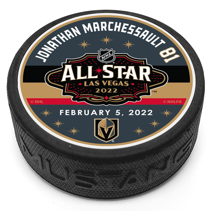 2022 NHL All-Star Game Hockey Puck: Jonathan Marchessault Design