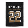 All Over Prints Amadio 22 Vegas Golden Knights Velveteen Plush Blanket