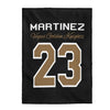 All Over Prints 30" × 40" Martinez 23 Vegas Golden Knights Velveteen Plush Blanket