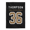 All Over Prints Thompson 36 Vegas Golden Knights Velveteen Plush Blanket