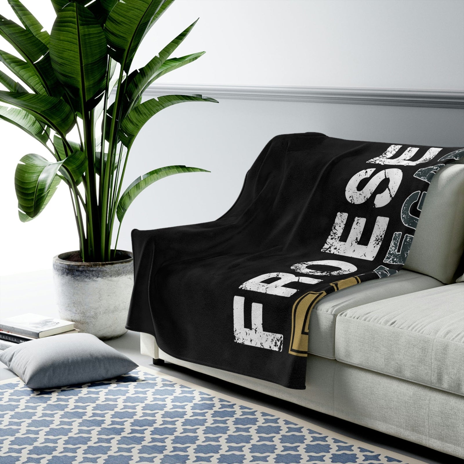 All Over Prints Froese 51 Vegas Hockey Velveteen Plush Blanket