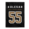 All Over Prints 60" × 80" Kolesar 55 Vegas Golden Knights Velveteen Plush Blanket