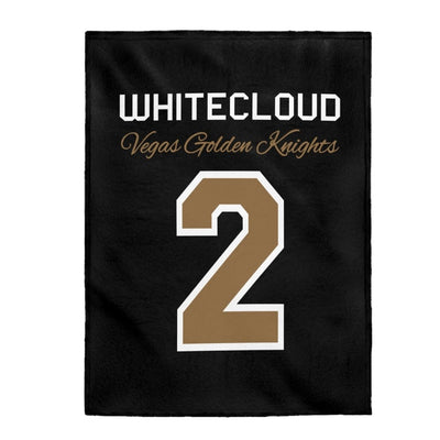 All Over Prints 60" × 80" Whitecloud 2 Vegas Golden Knights Velveteen Plush Blanket