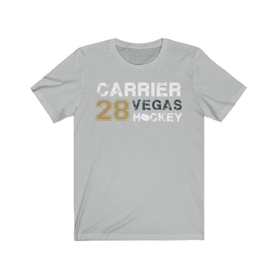 T-Shirt Ash / S Carrier 28 Vegas Hockey Unisex Jersey Tee