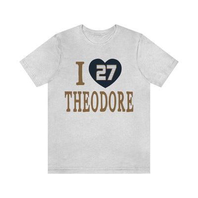 T-Shirt "I Heart Theodore" Unisex Jersey Tee