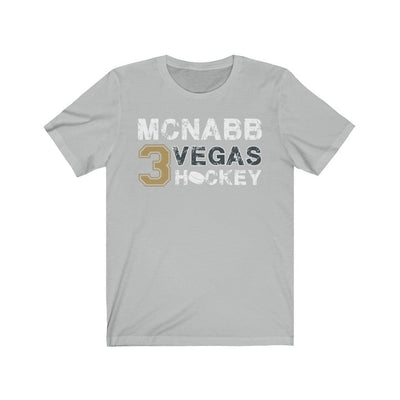 T-Shirt Ash / S McNabb 3 Vegas Hockey Unisex Jersey Tee