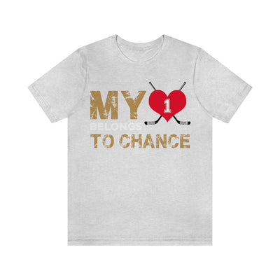 T-Shirt My Heart Belongs To Chance Unisex Jersey Tee