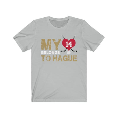 T-Shirt Ash / S My Heart Belongs To Hague Unisex Jersey Tee