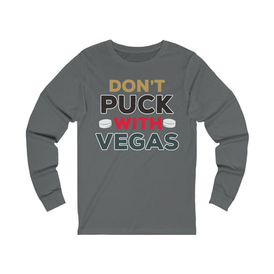 Long-sleeve "Don't Puck With Vegas" Unisex Jersey Long Sleeve Shirt