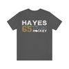 T-Shirt Hayes 65 Vegas Hockey Unisex Jersey Tee
