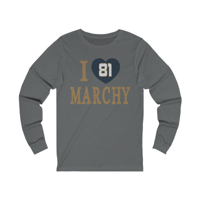 Long-sleeve "I Love Marchy" Unisex Jersey Long Sleeve Shirt