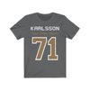 T-Shirt Asphalt / S Karlsson 71 Unisex Jersey Tee