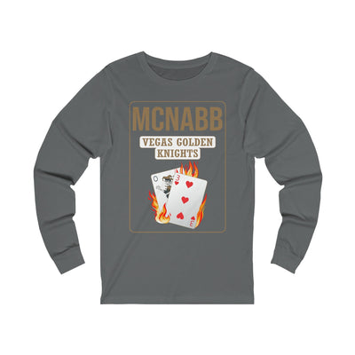 Long-sleeve McNabb 3 Poker Cards Unisex Jersey Long Sleeve Shirt