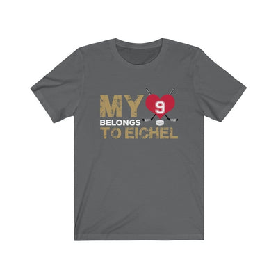 T-Shirt Asphalt / S My Heart Belongs To Eichel Unisex Jersey Tee