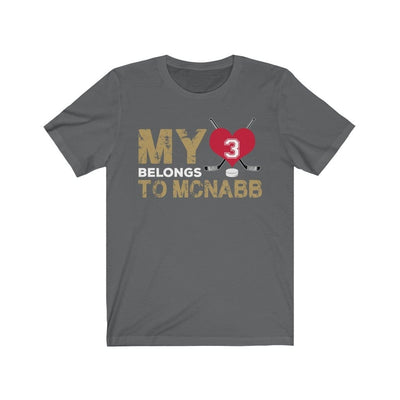 T-Shirt Asphalt / S My Heart Belongs To McNabb Unisex Jersey Tee