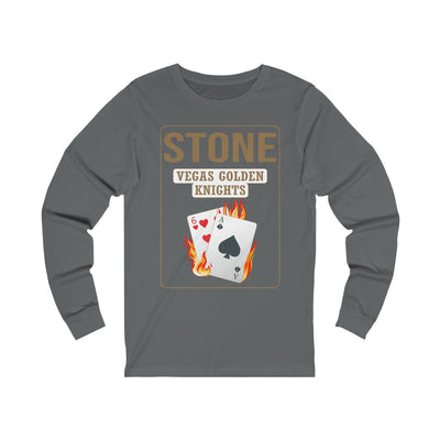 Long-sleeve Stone 61 Poker Cards Unisex Jersey Long Sleeve Shirt