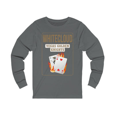 Long-sleeve Whitecloud 2 Poker Cards Unisex Jersey Long Sleeve Shirt