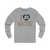 Long-sleeve "I Love Martinez" Unisex Jersey Long Sleeve Shirt