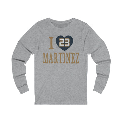 Long-sleeve "I Love Martinez" Unisex Jersey Long Sleeve Shirt