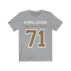 T-Shirt Athletic Heather / S Karlsson 71 Unisex Jersey Tee