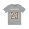 T-Shirt Athletic Heather / S Martinez 23 Unisex Jersey Tee