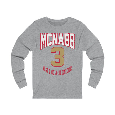 Long-sleeve McNabb 3 Vegas Golden Knights Retro Unisex Jersey Long Sleeve Shirt