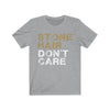 T-Shirt Athletic Heather / S Stone Hair Don't Care Unisex Jersey Tee
