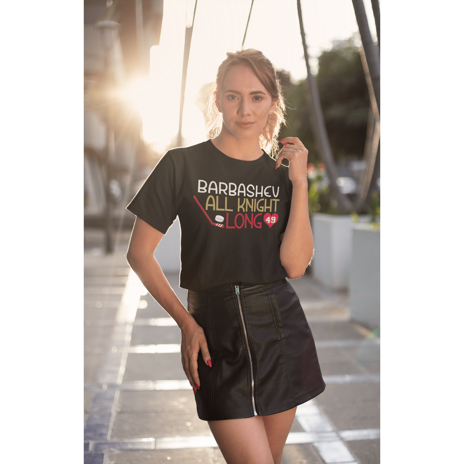 T-Shirt Barbashev All Knight Long Unisex Jersey Tee