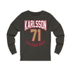 Long-sleeve Karlsson 71 Vegas Golden Knights Retro Unisex Jersey Long Sleeve Shirt