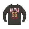 Long-sleeve Kolesar 55 Vegas Golden Knights Retro Unisex Jersey Long Sleeve Shirt
