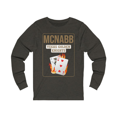 Long-sleeve McNabb 3 Poker Cards Unisex Jersey Long Sleeve Shirt