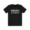 T-Shirt Black / L Amadio 22 Vegas Hockey Unisex Jersey Tee