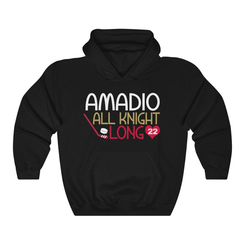 Hoodie Amadio All Knight Long Unisex Fit Hooded Sweatshirt