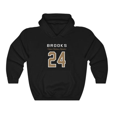 Hoodie Black / L Brooks 24 Vegas Golden Knights Unisex Hooded Sweatshirt