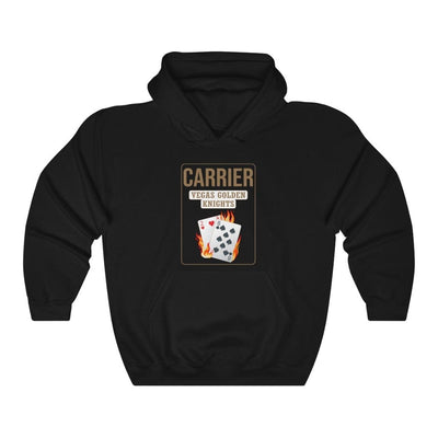 Hoodie Black / L Carrier 28 Poker Cards Unisex Hooded Sweatshirt