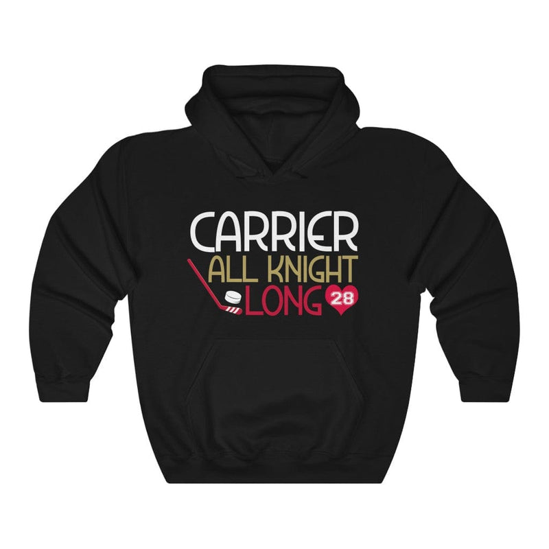 Hoodie Carrier All Knight Long Unisex Fit Hooded Sweatshirt