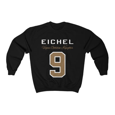 Sweatshirt Black / L Eichel 9 Vegas Golden Knights Unisex Crewneck Sweatshirt