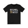 T-Shirt Black / L Eichel 9 Vegas Hockey Unisex Jersey Tee