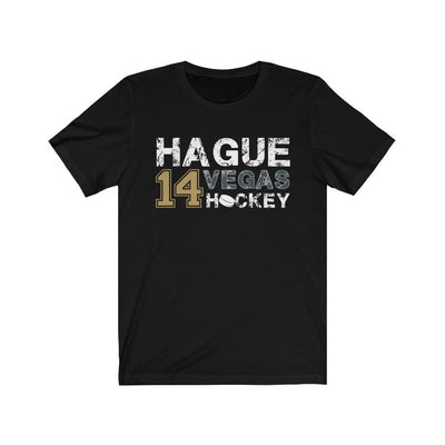 T-Shirt Black / L Hague 14 Vegas Hockey Unisex Jersey Tee