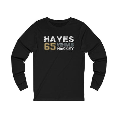 Long-sleeve Hayes 65 Vegas Hockey Unisex Jersey Long Sleeve Shirt