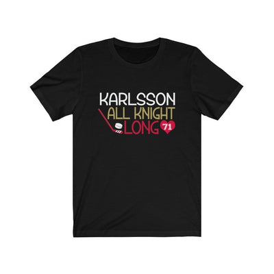 T-Shirt Black / L Karlsson All Knight Long Unisex Jersey Tee