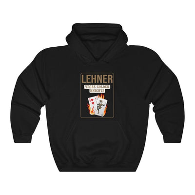 Hoodie Black / L Lehner 90 Poker Cards Unisex Hooded Sweatshirt