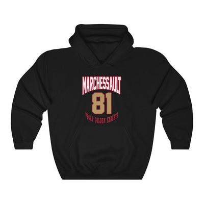 Hoodie Black / L Marchessault 81 Vegas Golden Knights Retro Unisex Hooded Sweatshirt
