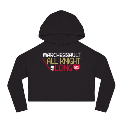 Hoodie Marchessault All Knight Long Women's Cropped Hooded Sweatshirt