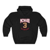 Hoodie Black / L McNabb 3 Vegas Golden Knights Retro Unisex Hooded Sweatshirt