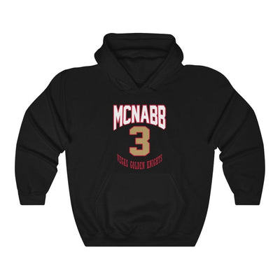 Hoodie Black / L McNabb 3 Vegas Golden Knights Retro Unisex Hooded Sweatshirt