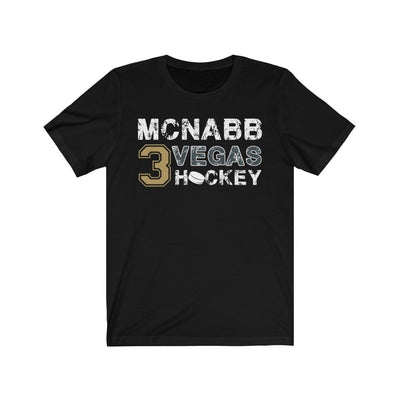 T-Shirt Black / L McNabb 3 Vegas Hockey Unisex Jersey Tee
