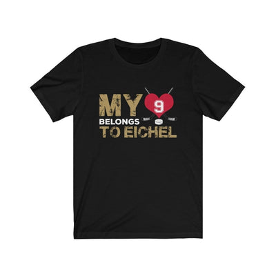 T-Shirt Black / L My Heart Belongs To Eichel Unisex Jersey Tee