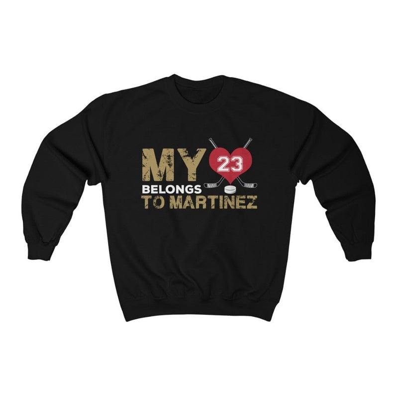 Sweatshirt My Heart Belongs To Martinez Unisex Crewneck Sweatshirt